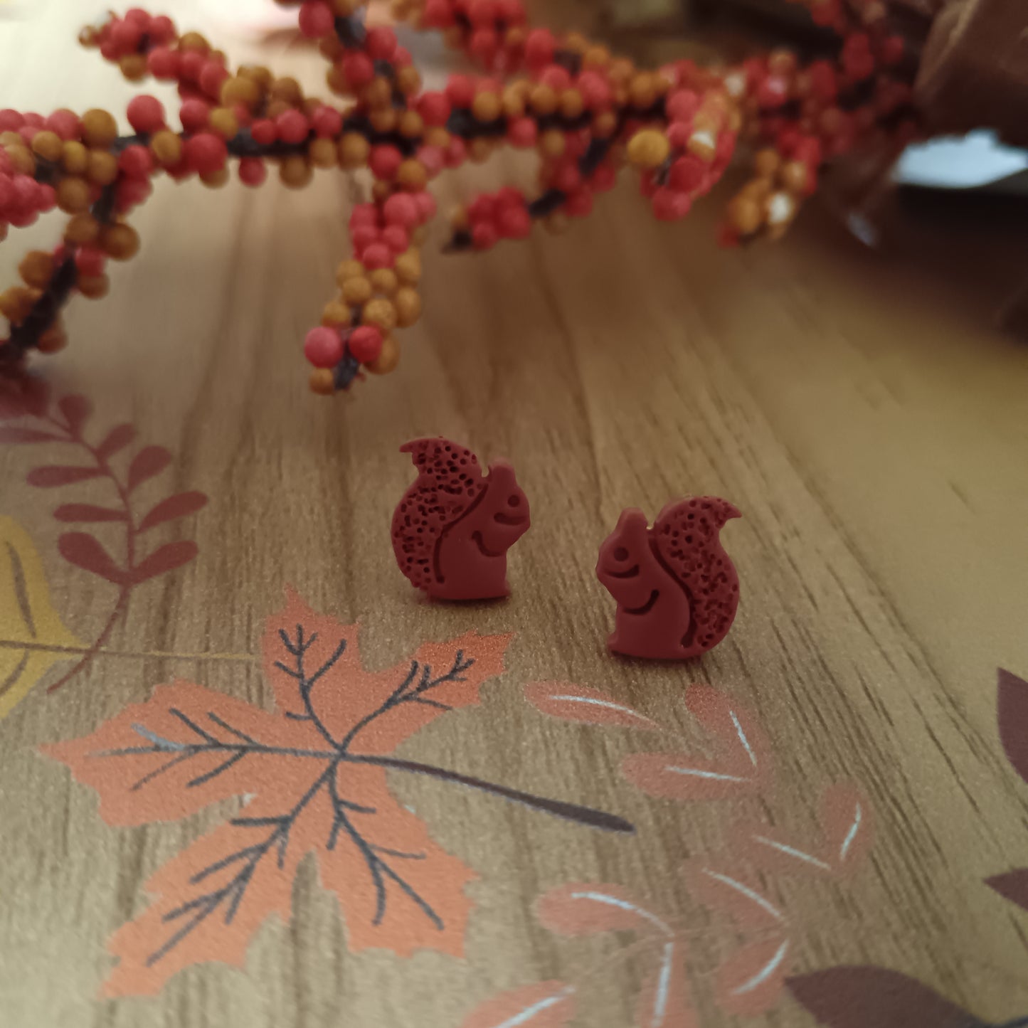 Squirrel Stud Earrings