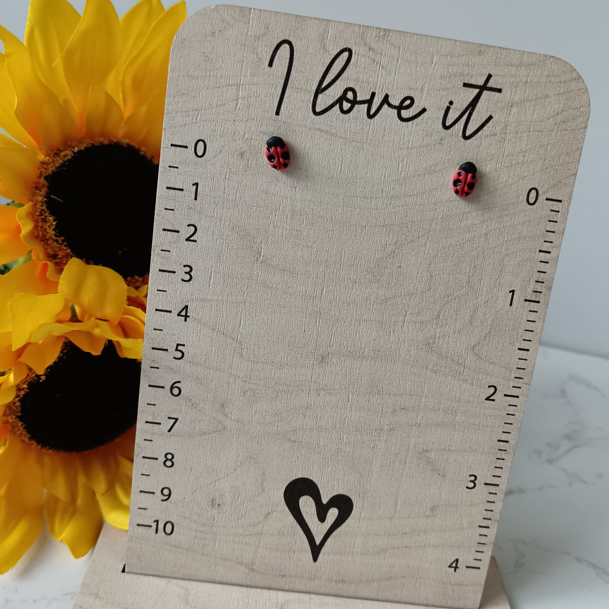 Micro Ladybird Stud Earrings