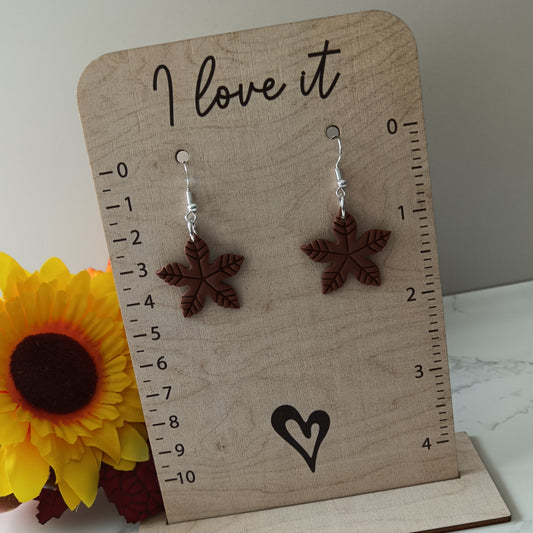 Leaf Hook Earrings