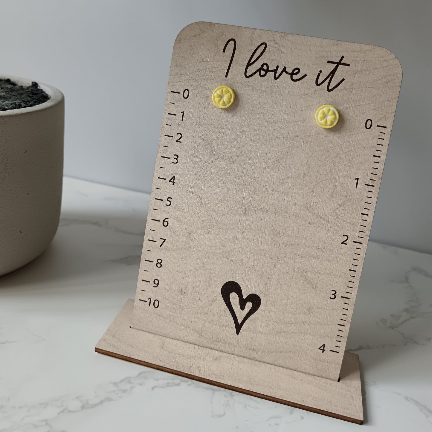 Lemon Slice Stud Earrings