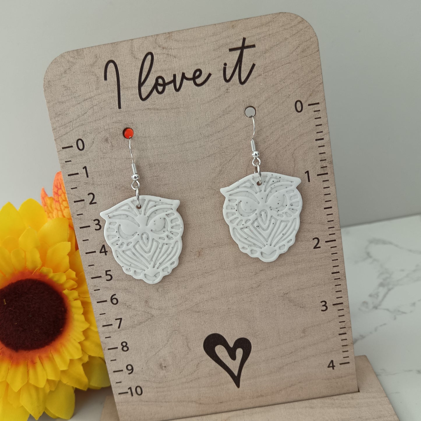 Owl Hook Earrings