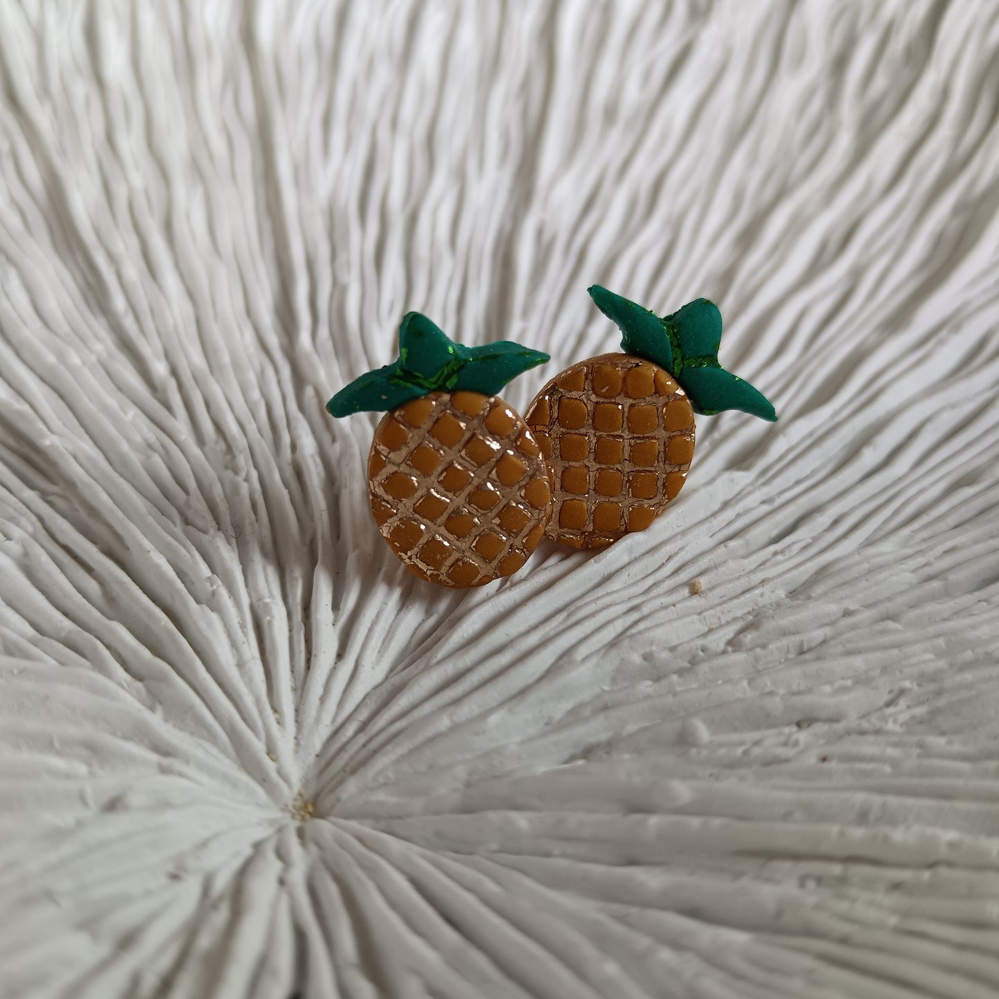 Pineapple Gold Stud Earrings
