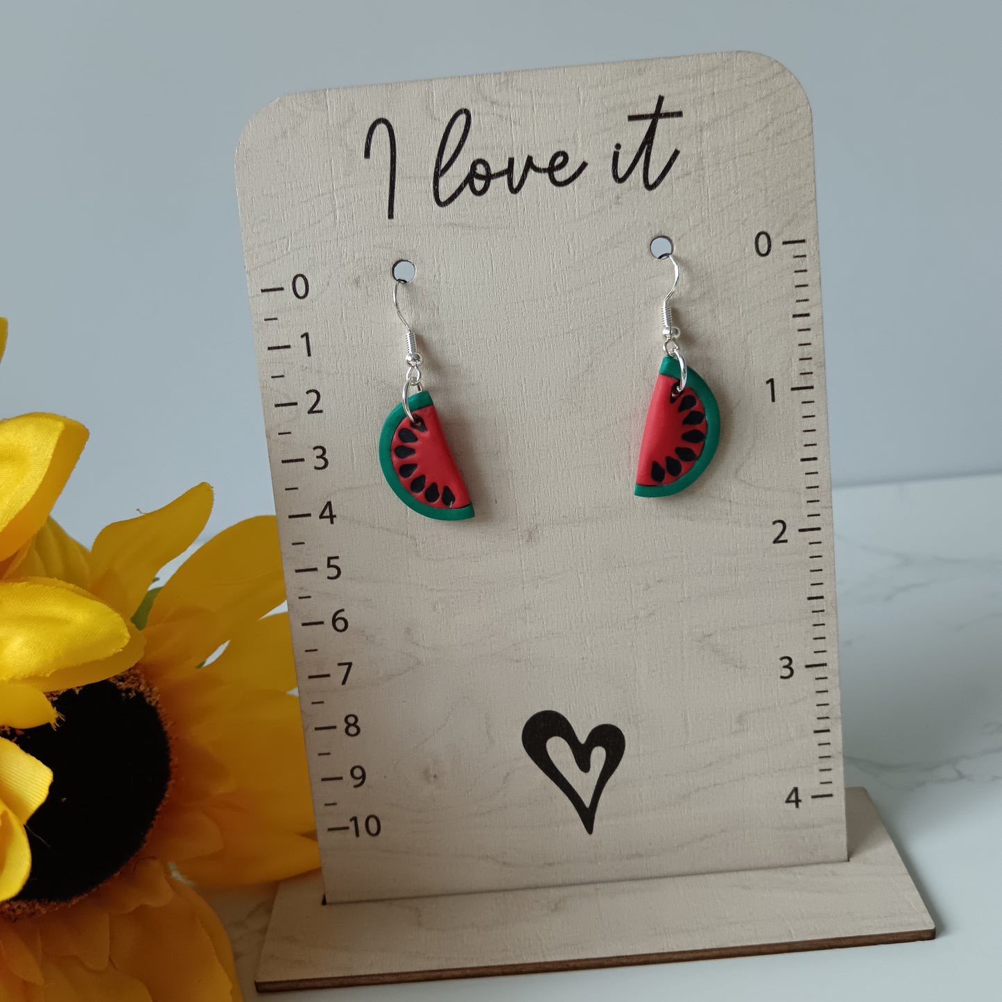 Watermelon Hook Earrings