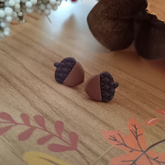 Acorn Stud Earrings