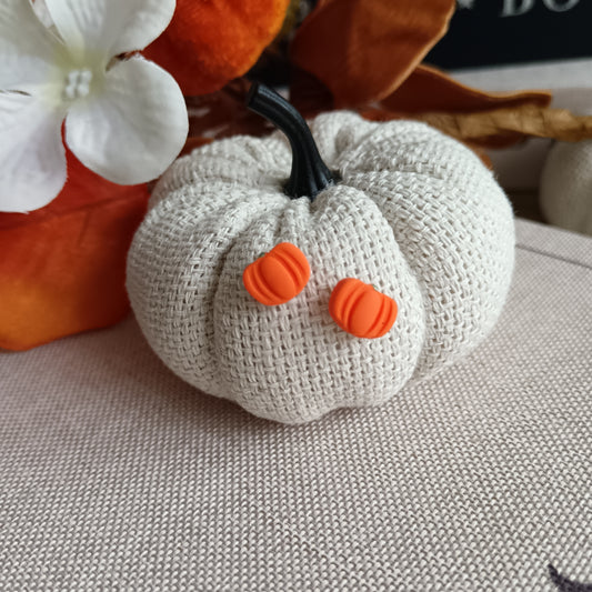 Pumpkin Stud Earrings