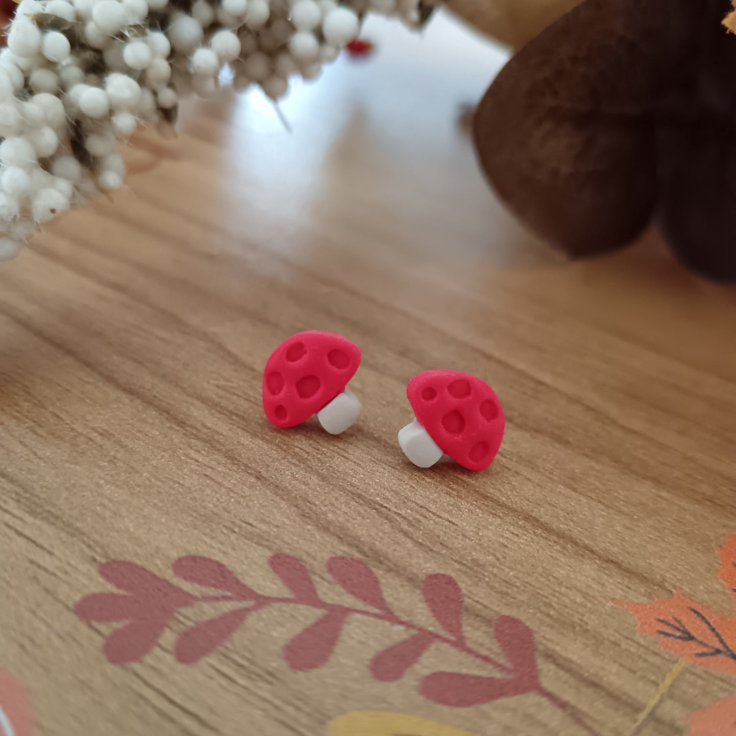 Toadstool Stud Earrings