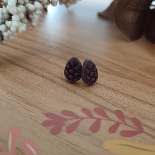 Pinecone Stud Earrings