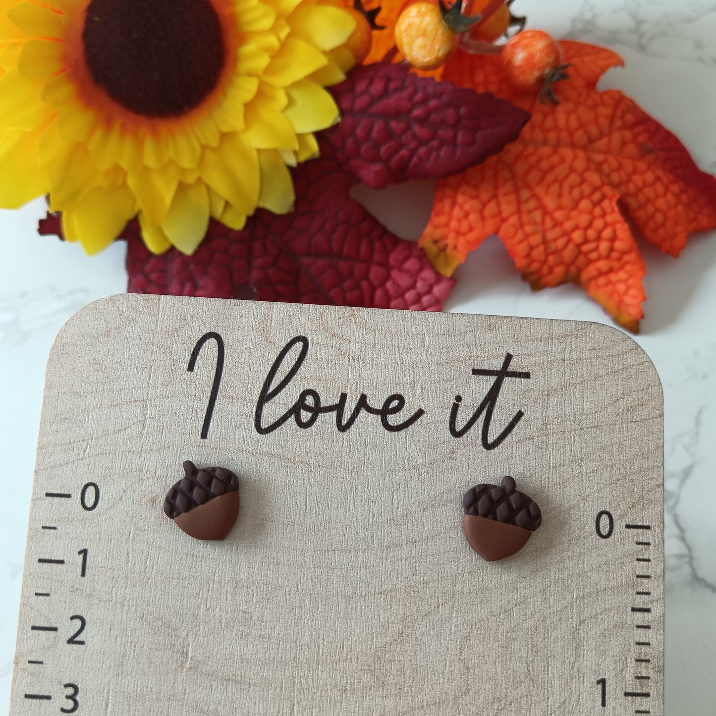 Acorn Stud Earrings