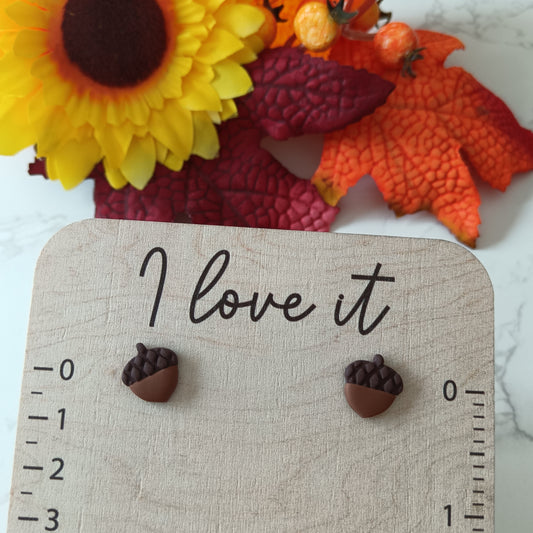 Acorn Stud Earrings