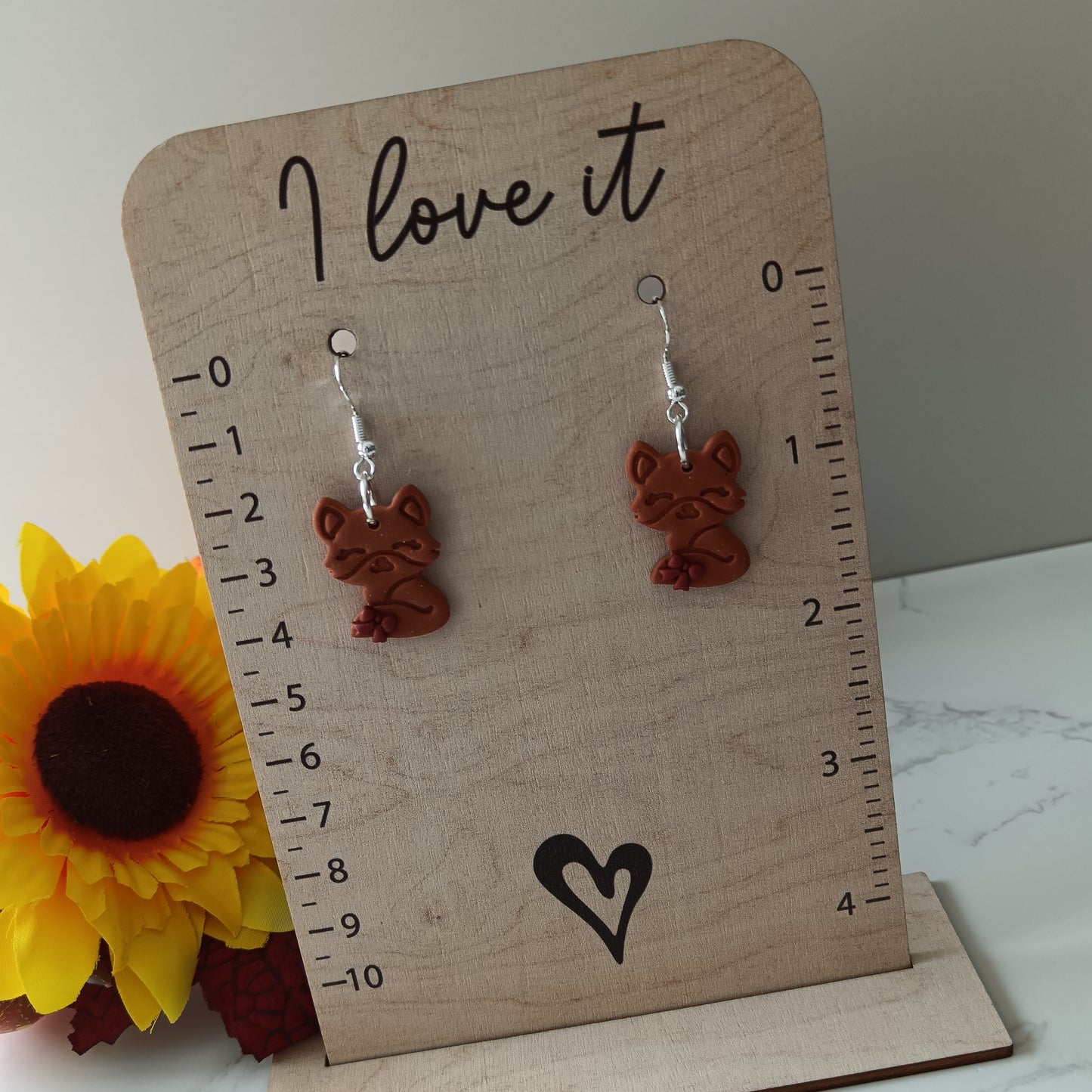 Fox Hook Earrings