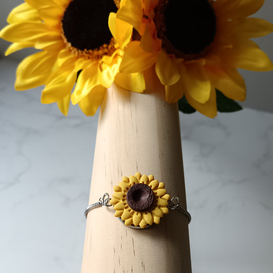Sunflower Slider Bracelet