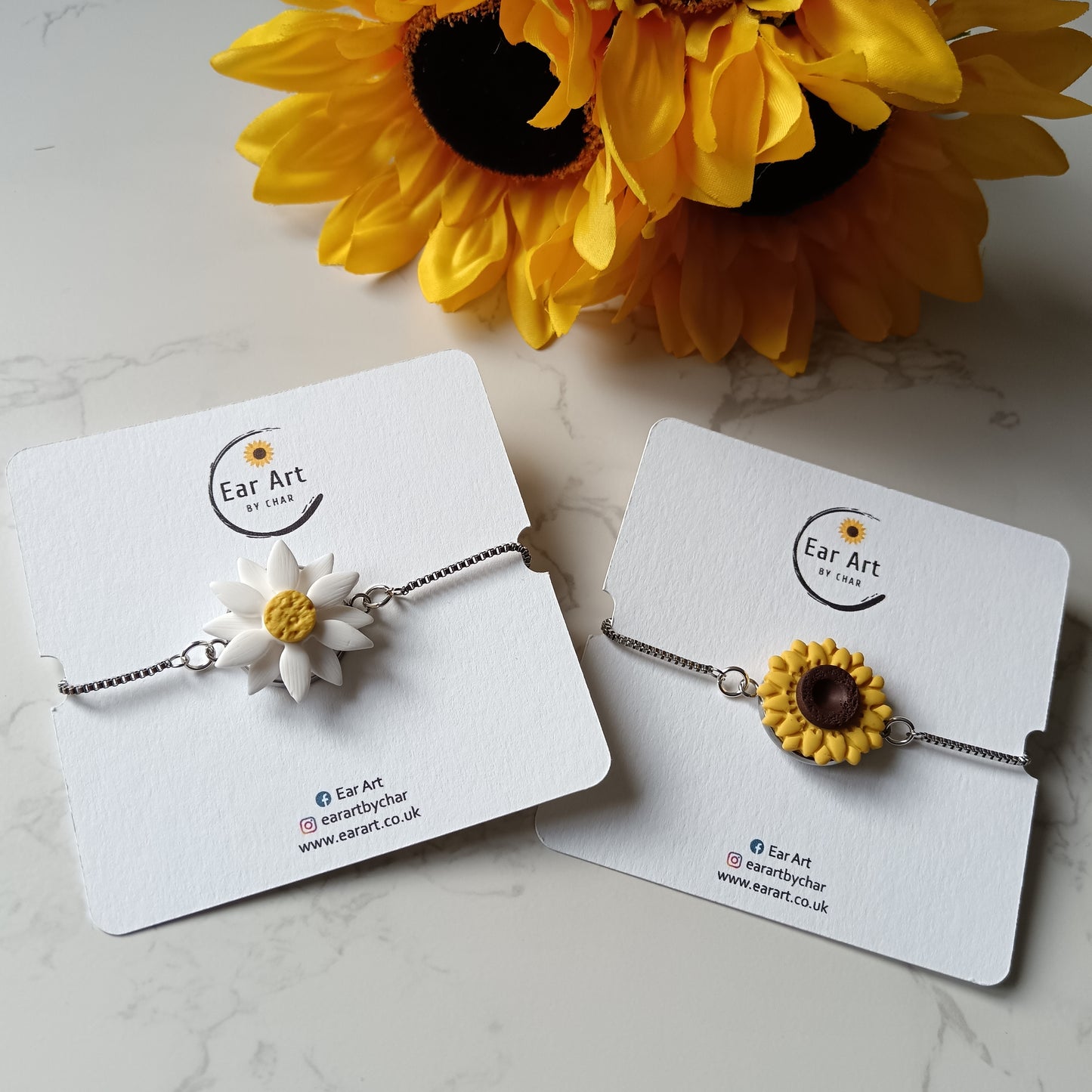 Sunflower Slider Bracelet