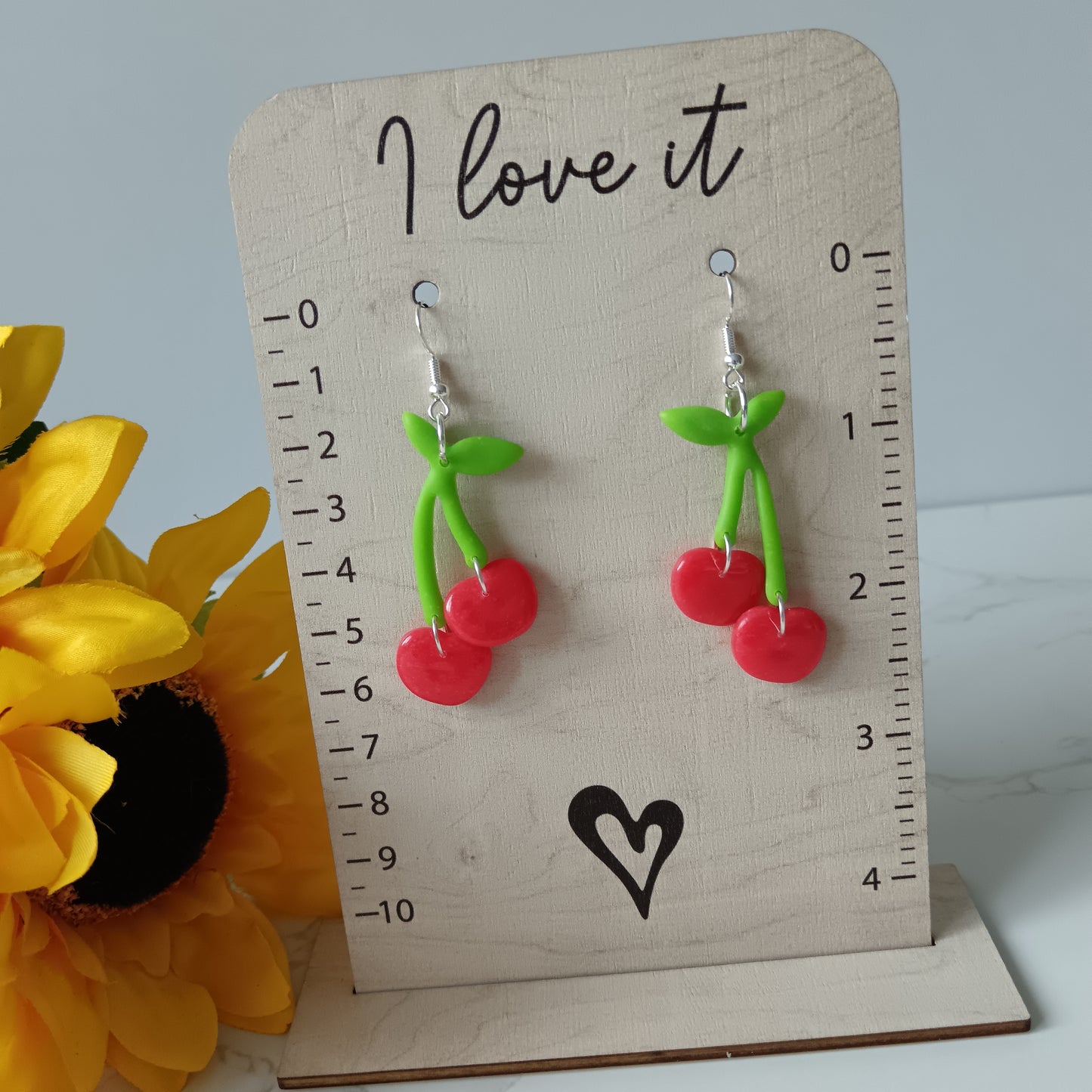 Cherry Hook Earrings