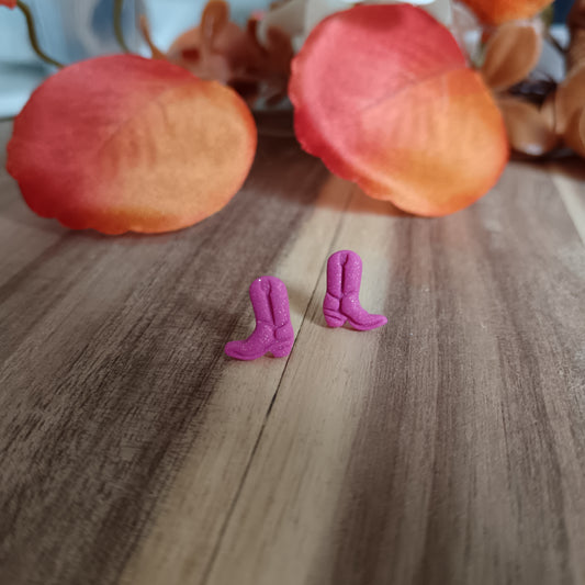 Micro Cowgirl Hot Pink Boots