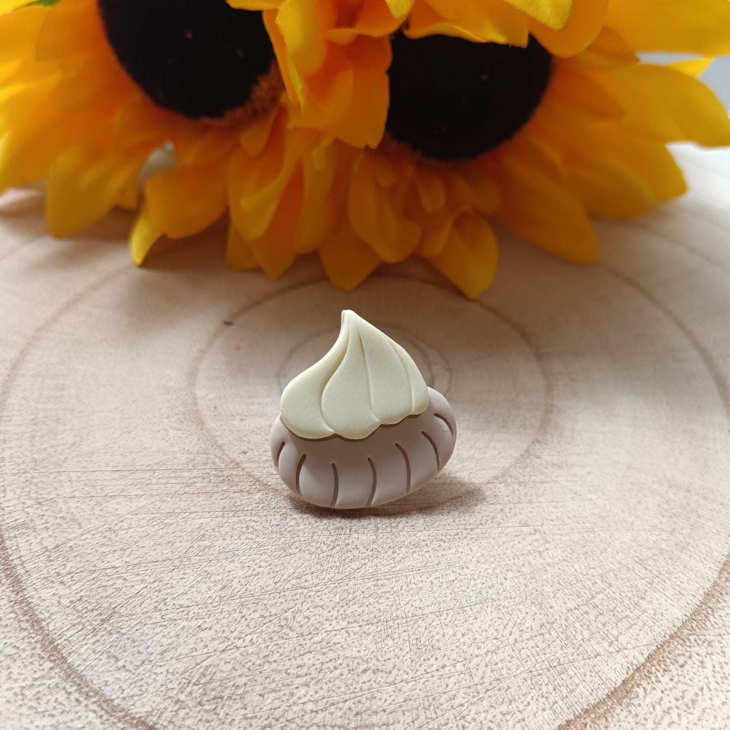Retro Lemon Iced Gem Pin Badge