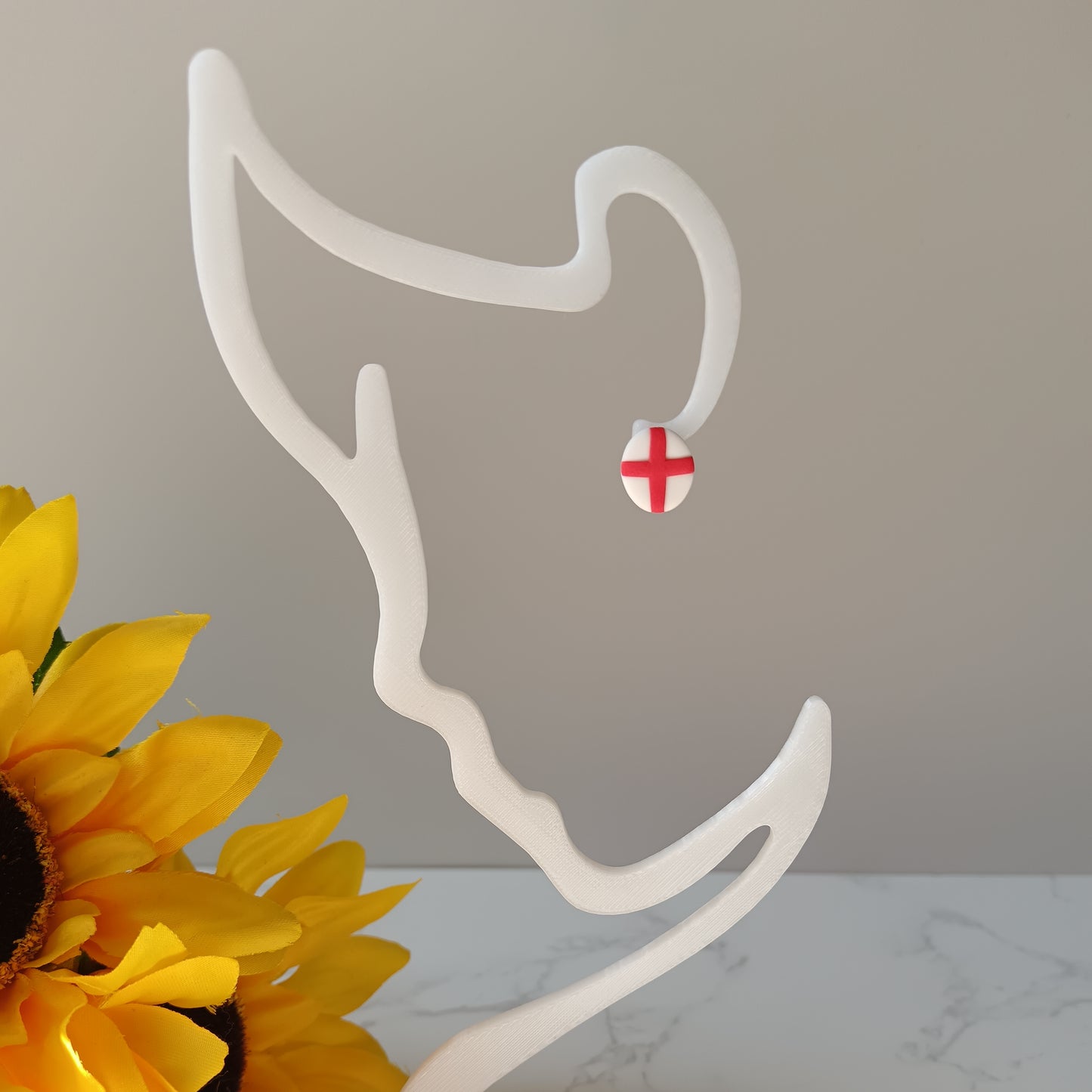 England Oval Stud Earrings