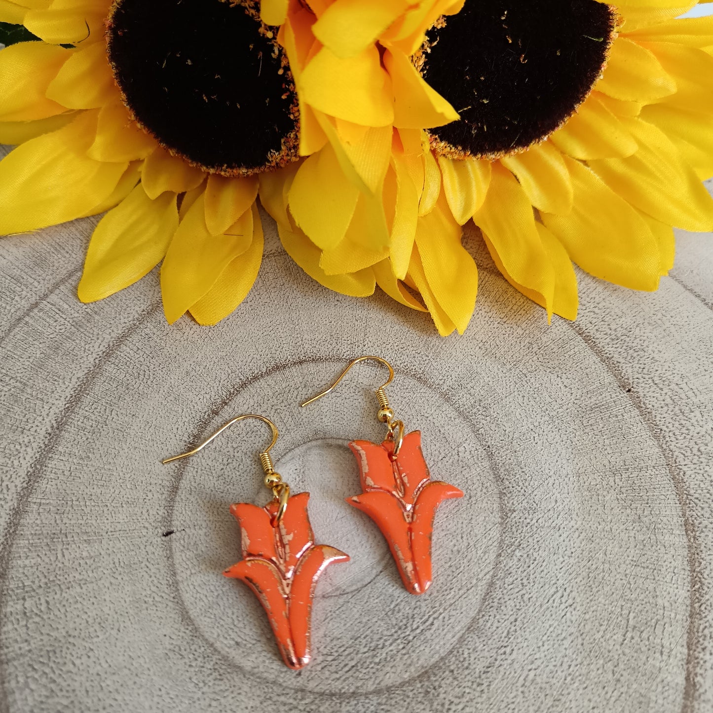 Tulip Hook Earrings