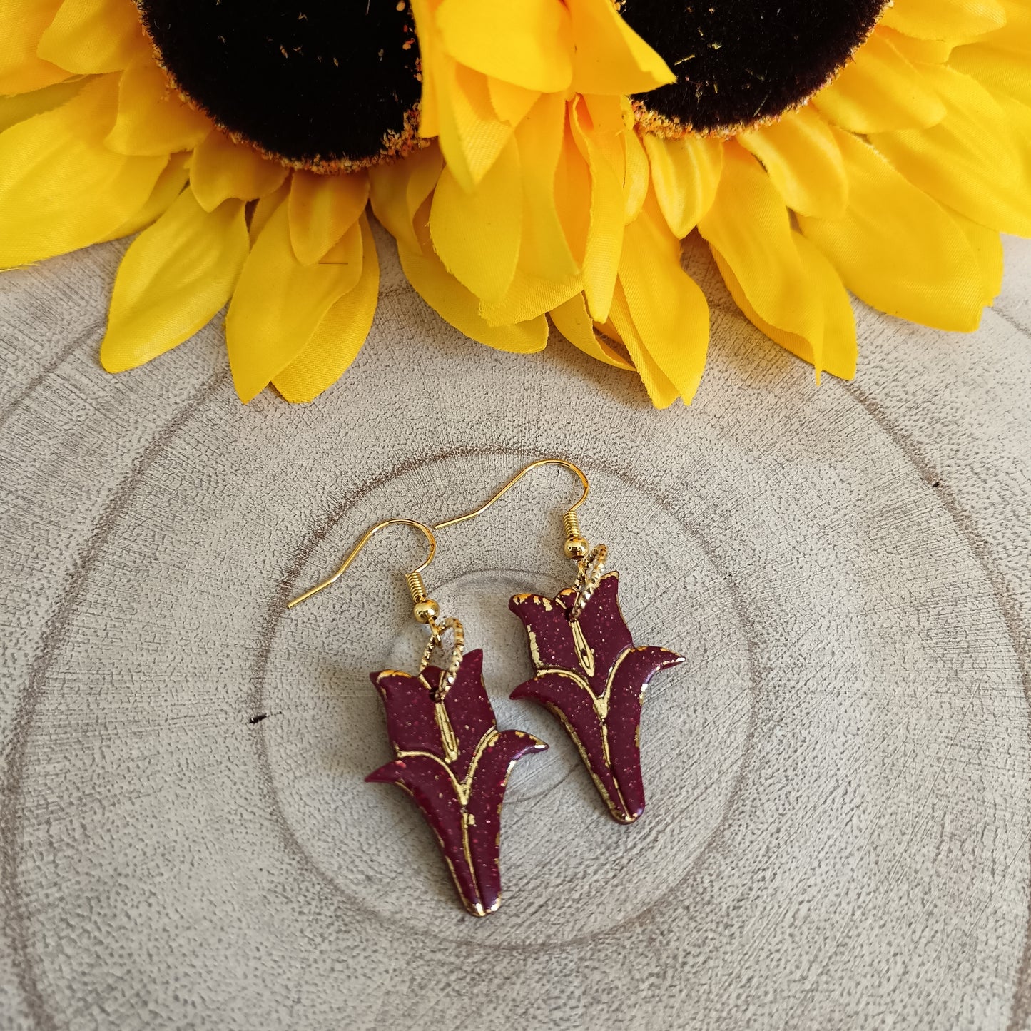 Tulip Hook Earrings