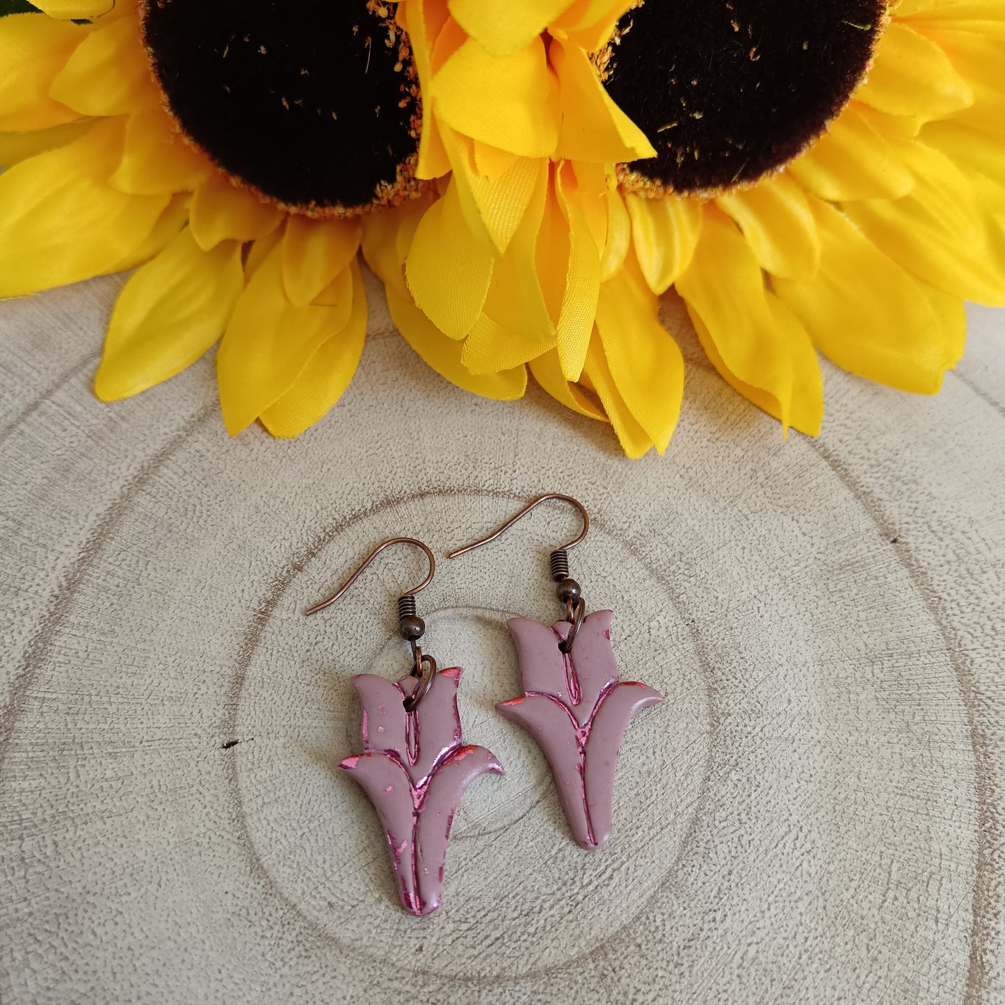 Tulip Hook Earrings