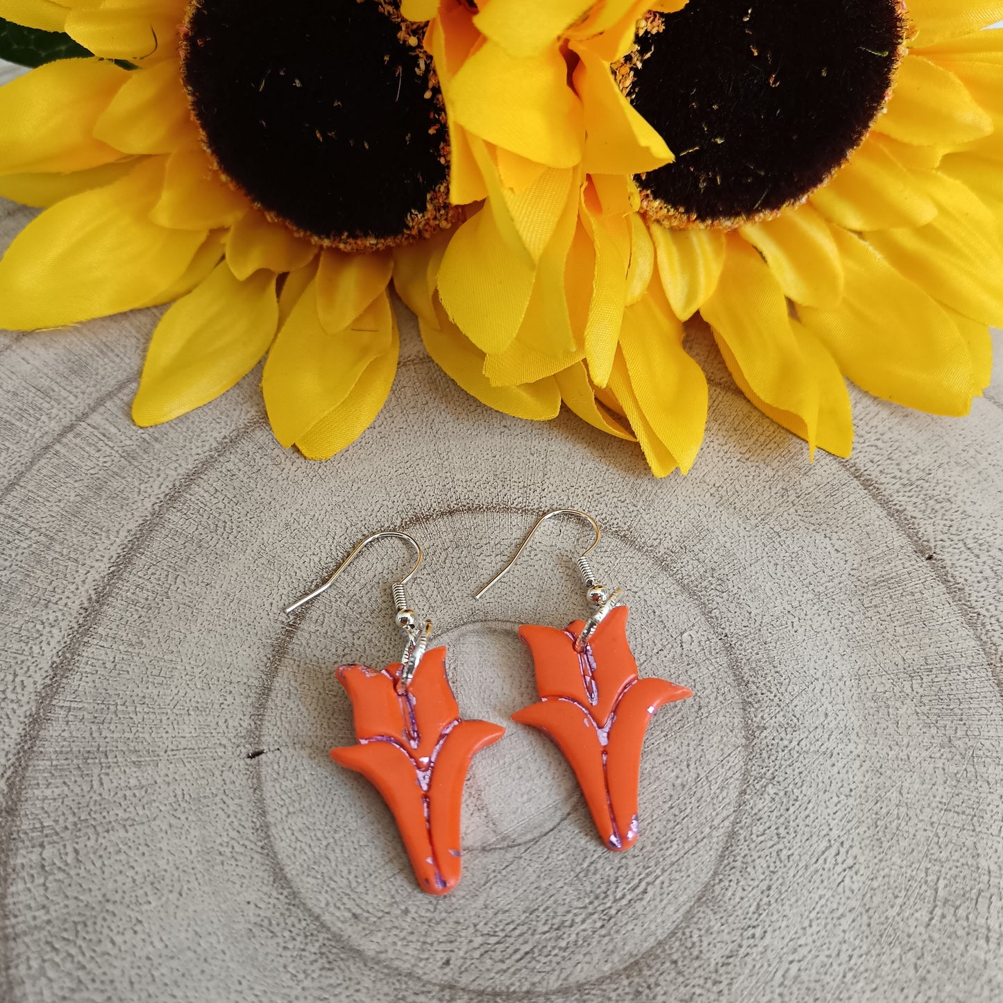 Tulip Hook Earrings