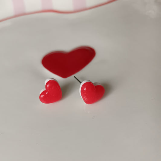 Heart Throb Stud Earrings
