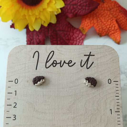 Hedgehog Stud Earrings