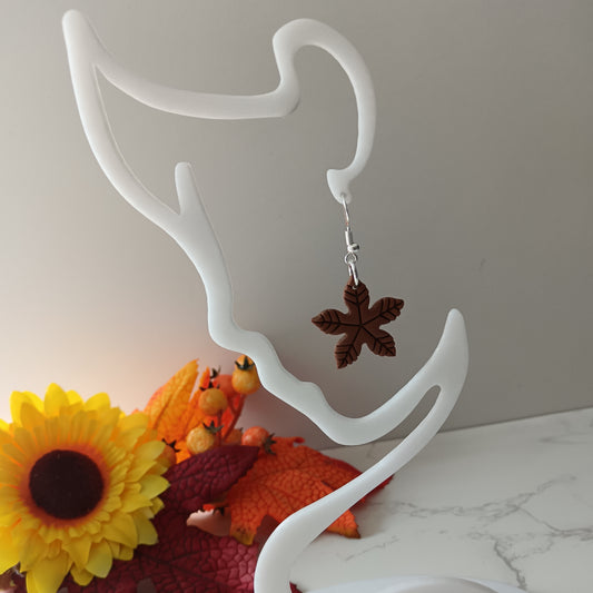 Leaf Hook Earrings