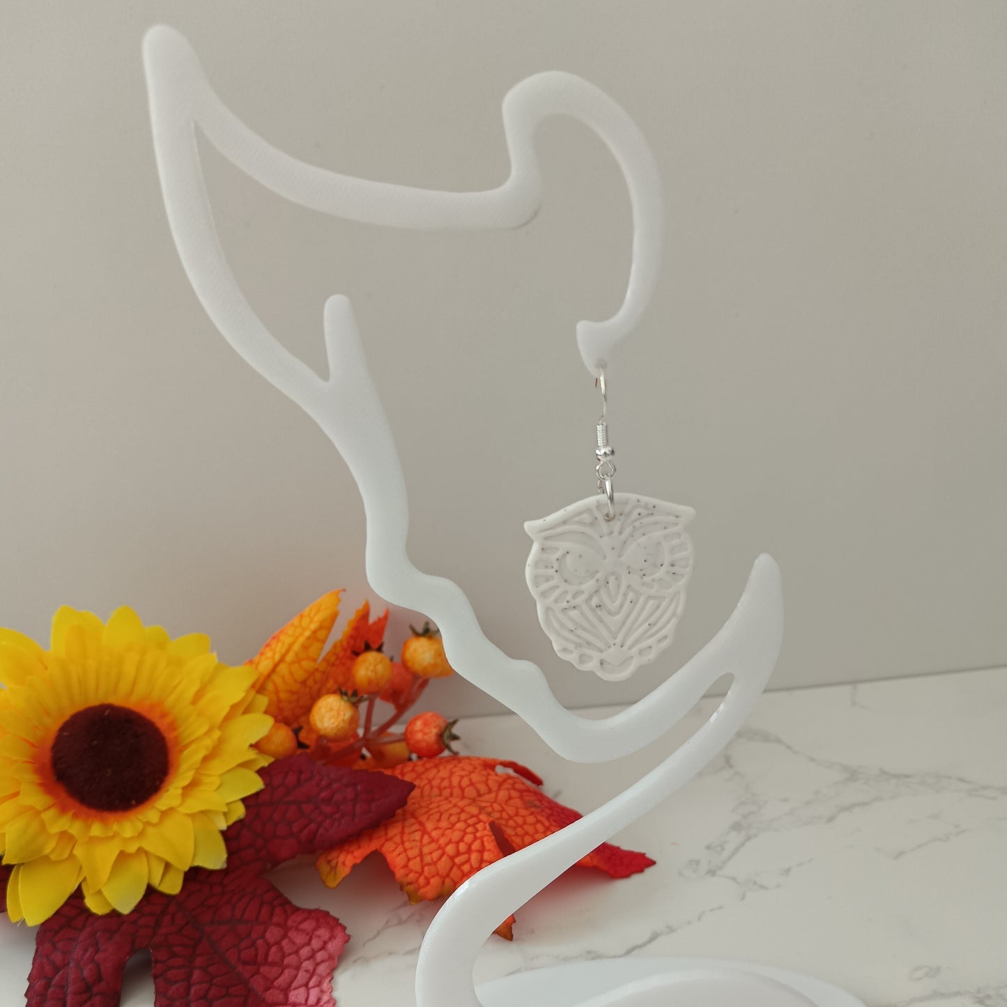 Owl Hook Earrings