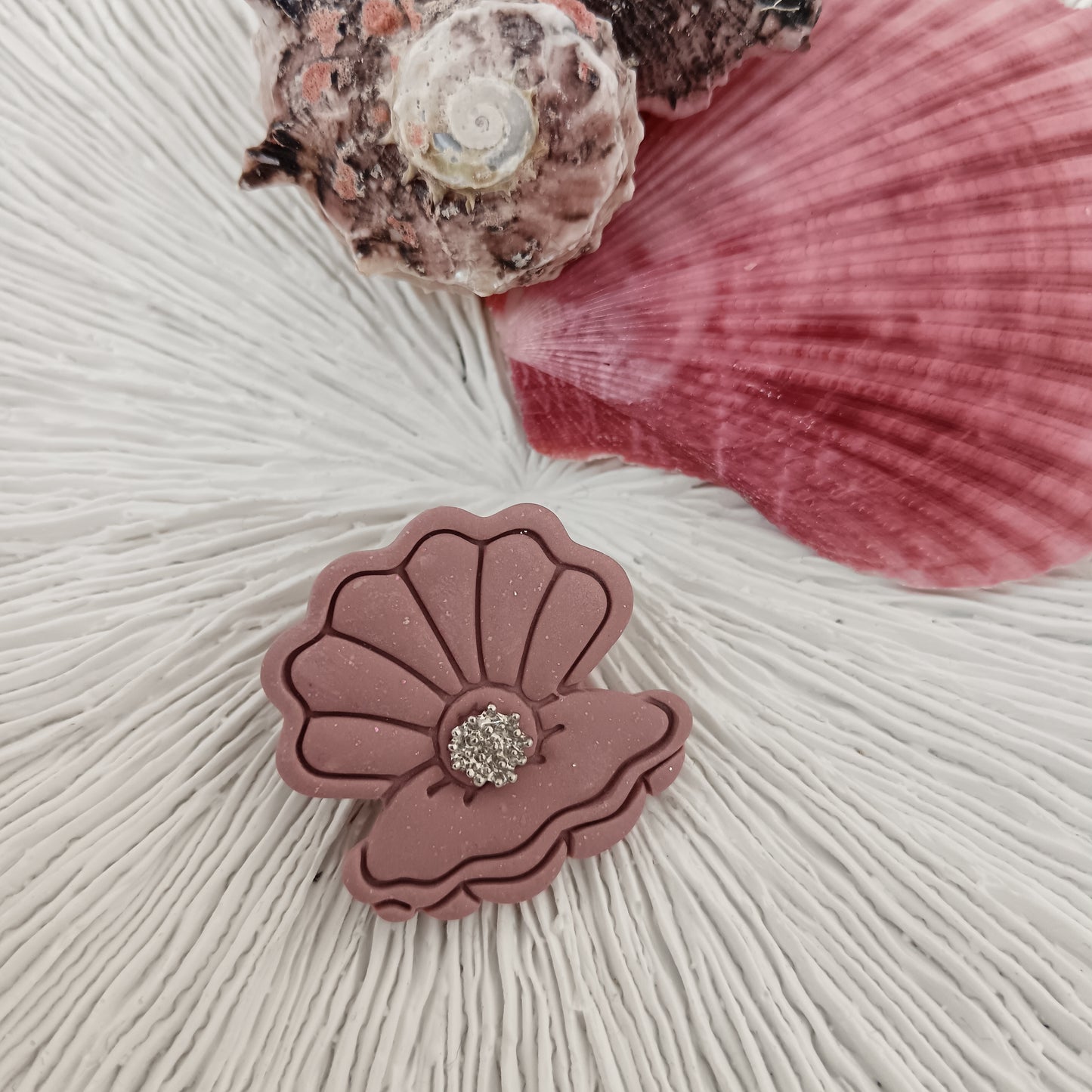 Pearl Shell Pin Badge