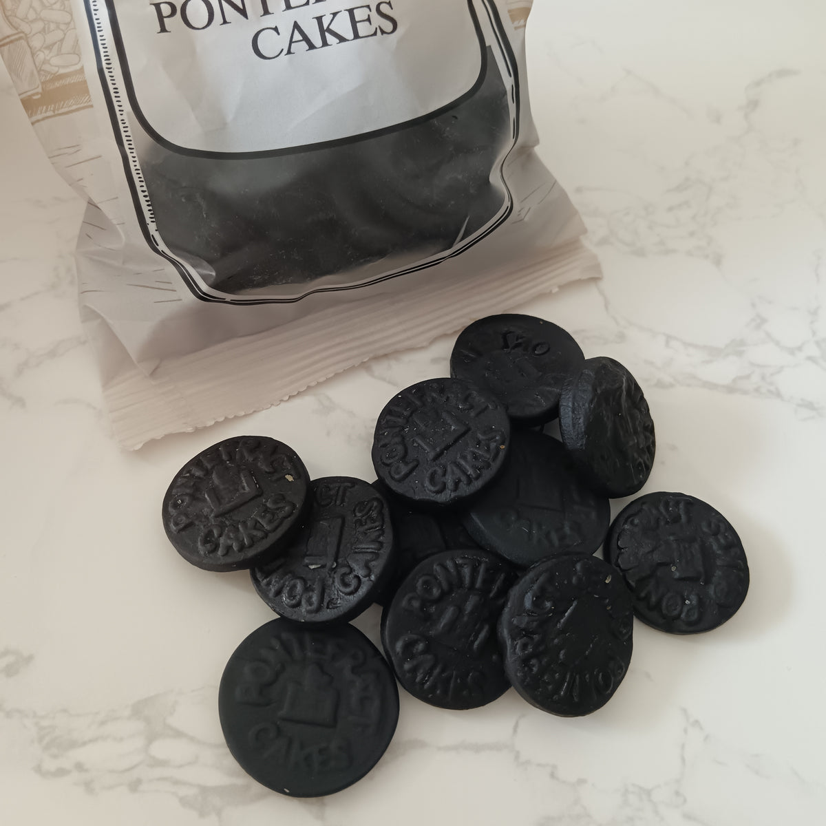 Pontefract Cake Hook Earrings
