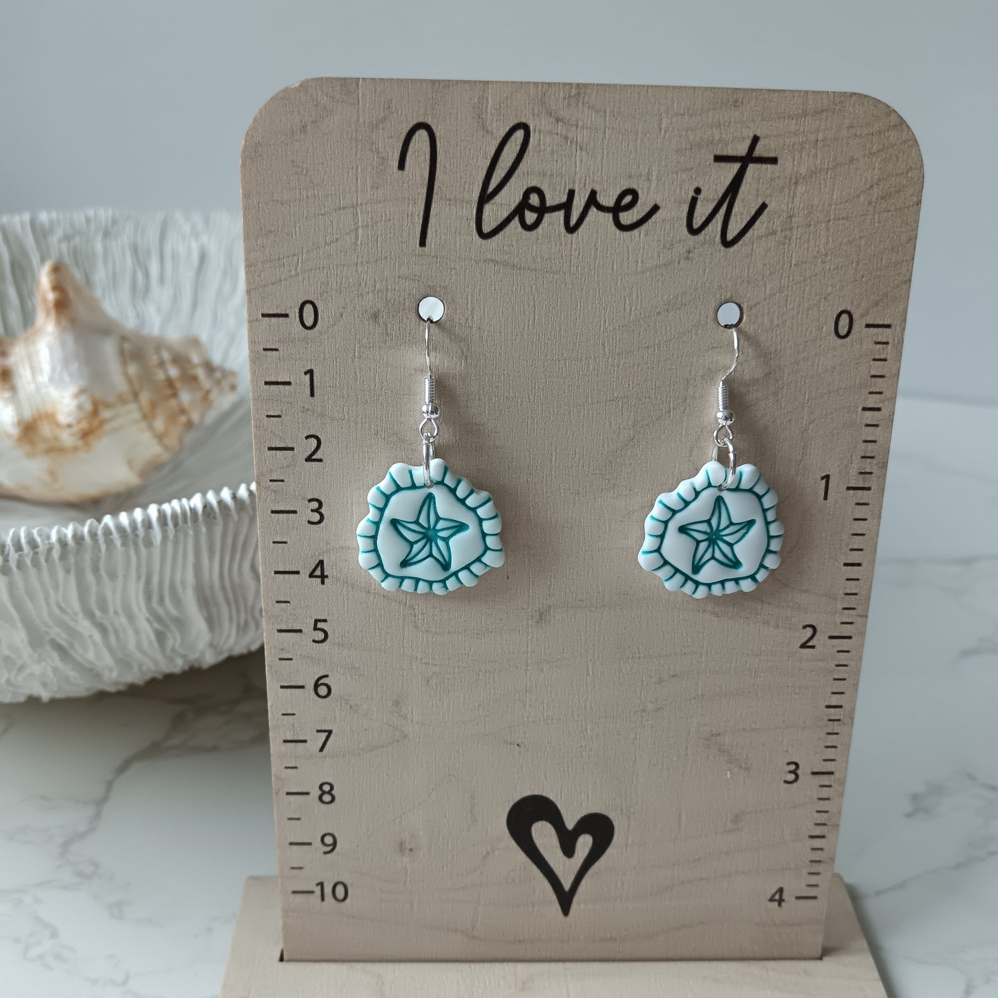 Nautical Starfish Hook Earrings