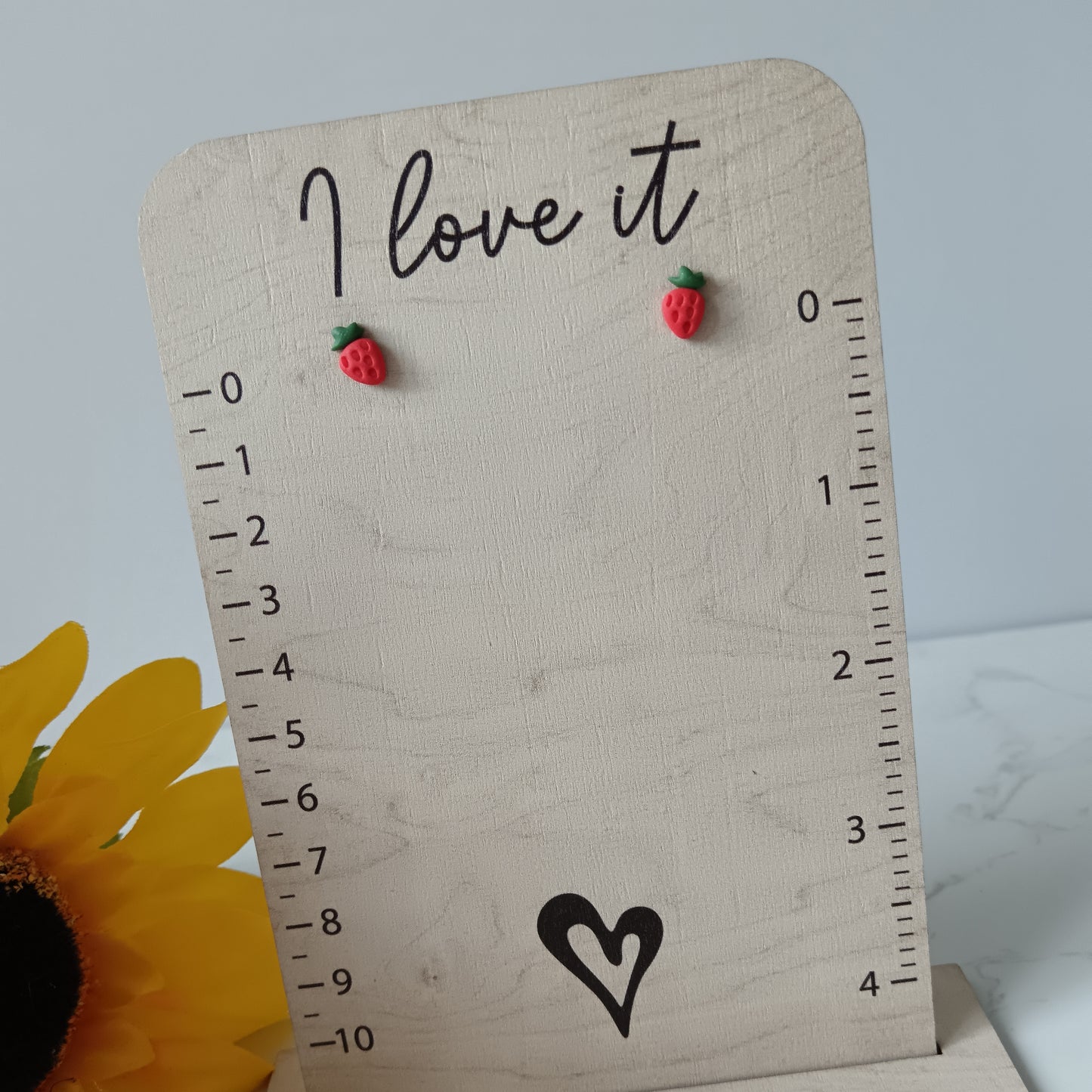 Micro Strawberry  Stud Earrings