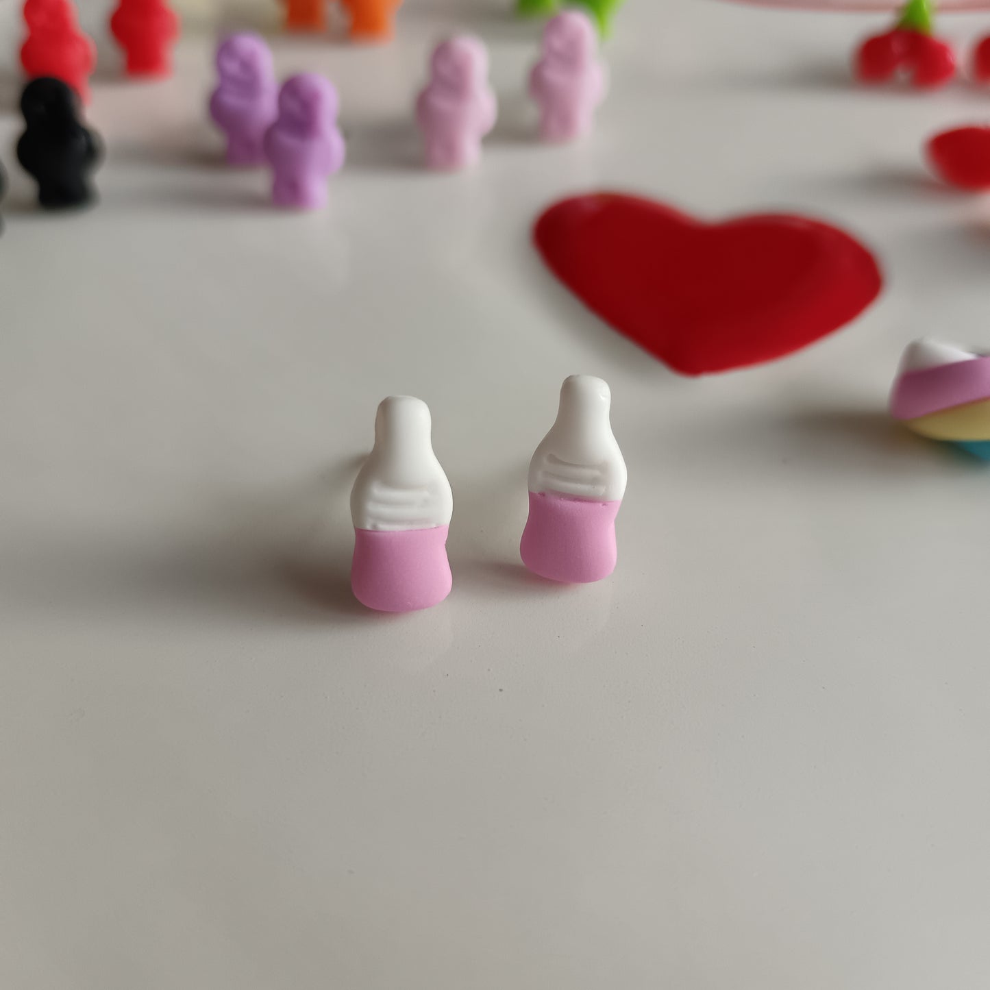 Strawberry Milkshake Stud Earrings