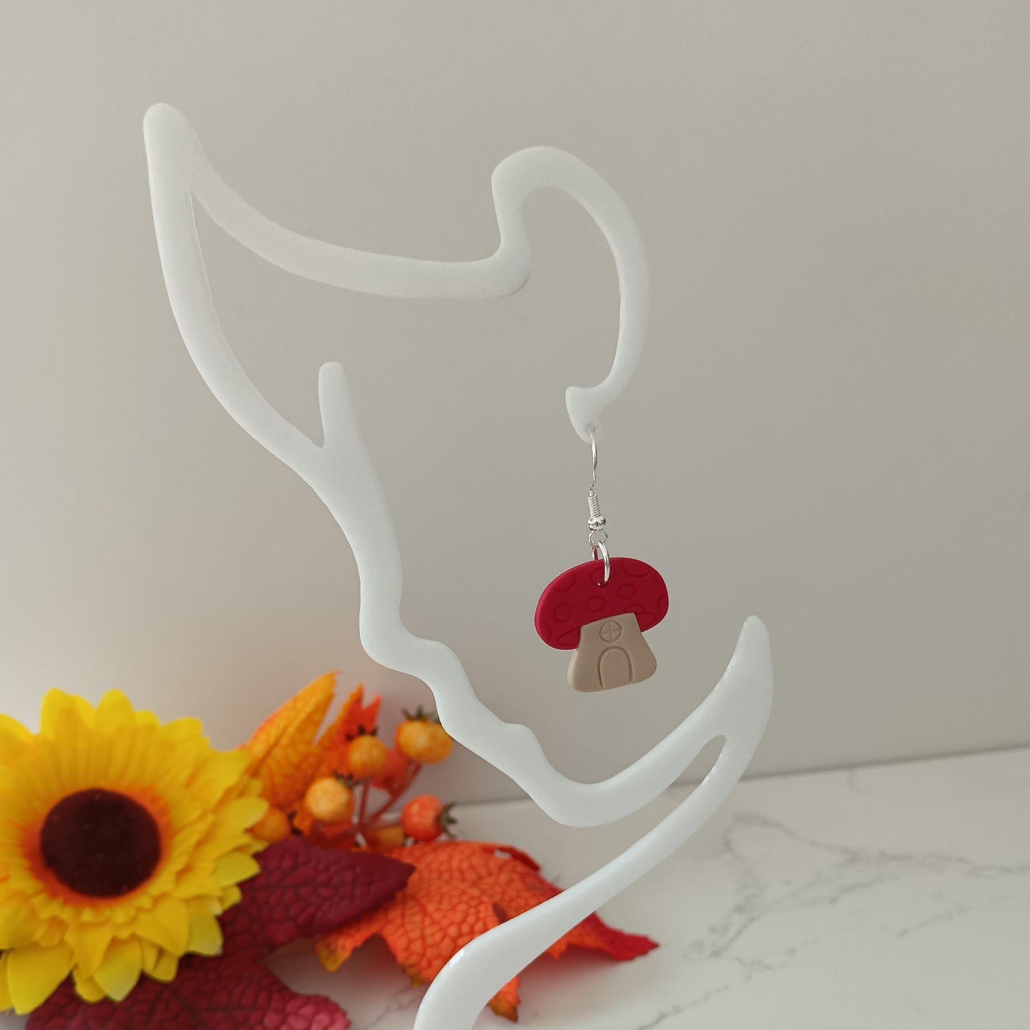 Toadstool Hook Earrings
