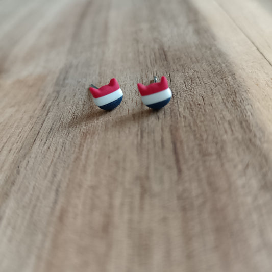 Micro Wakefield Trinity Daddy Cool Inspired Stud Earrings