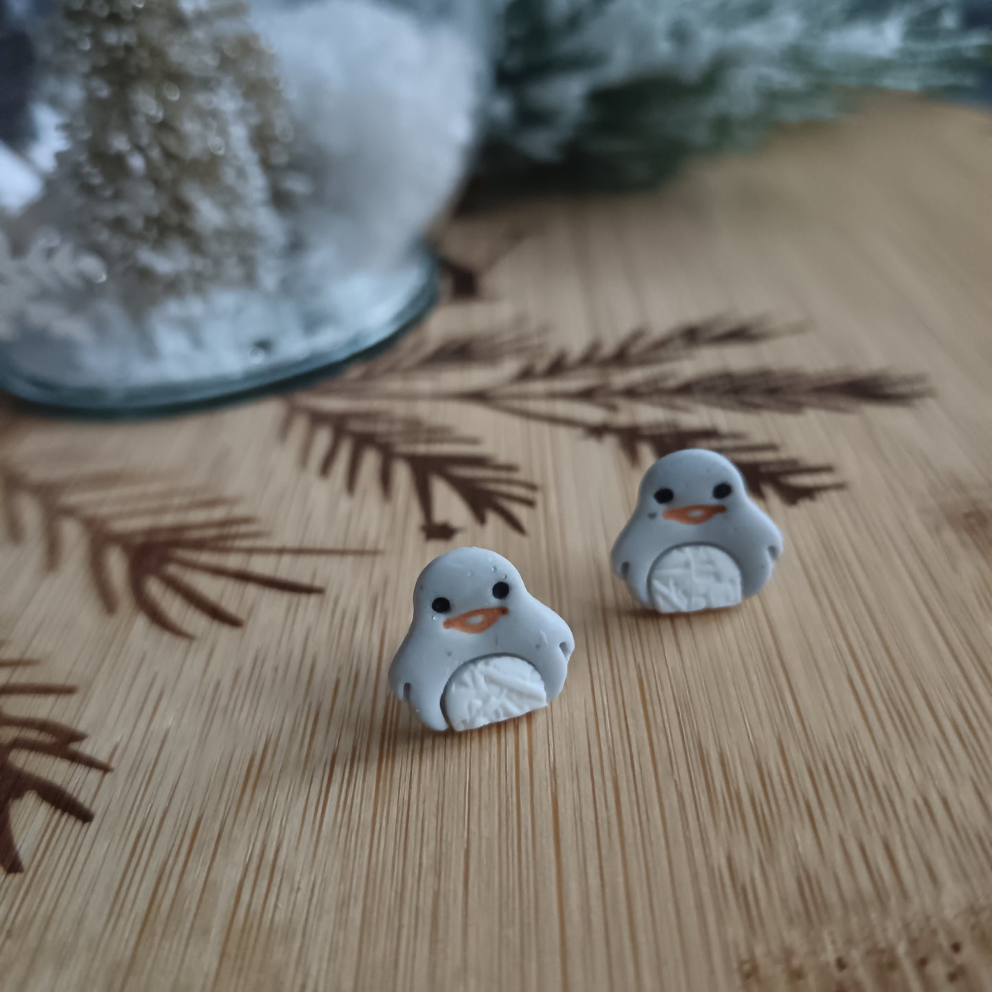 Penguin Stud Earrings