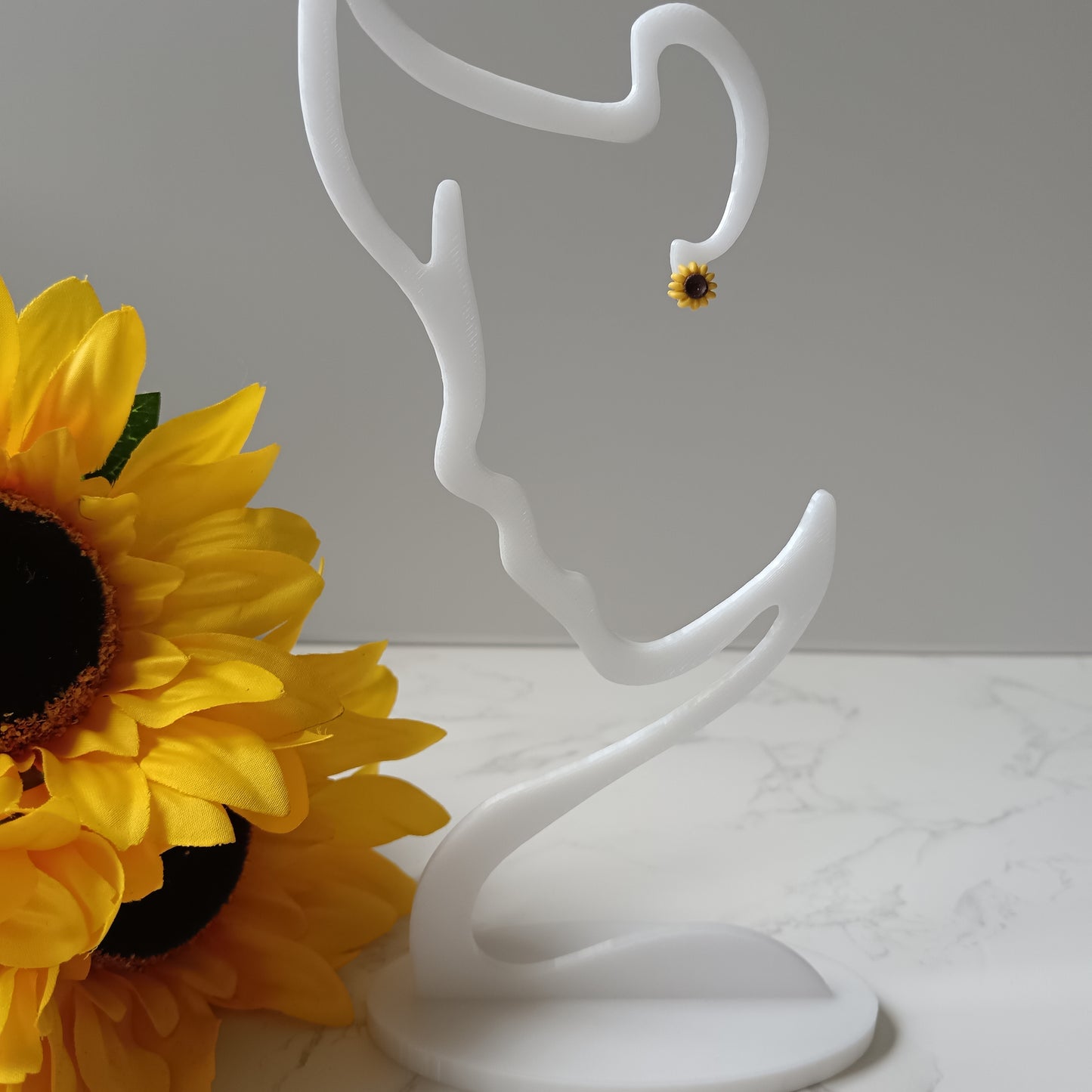 Micro Sunflower Stud Earrings