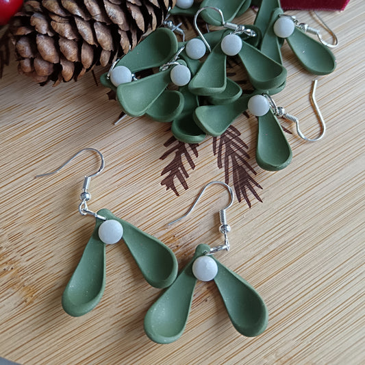 Mistletoe Hook Earrings
