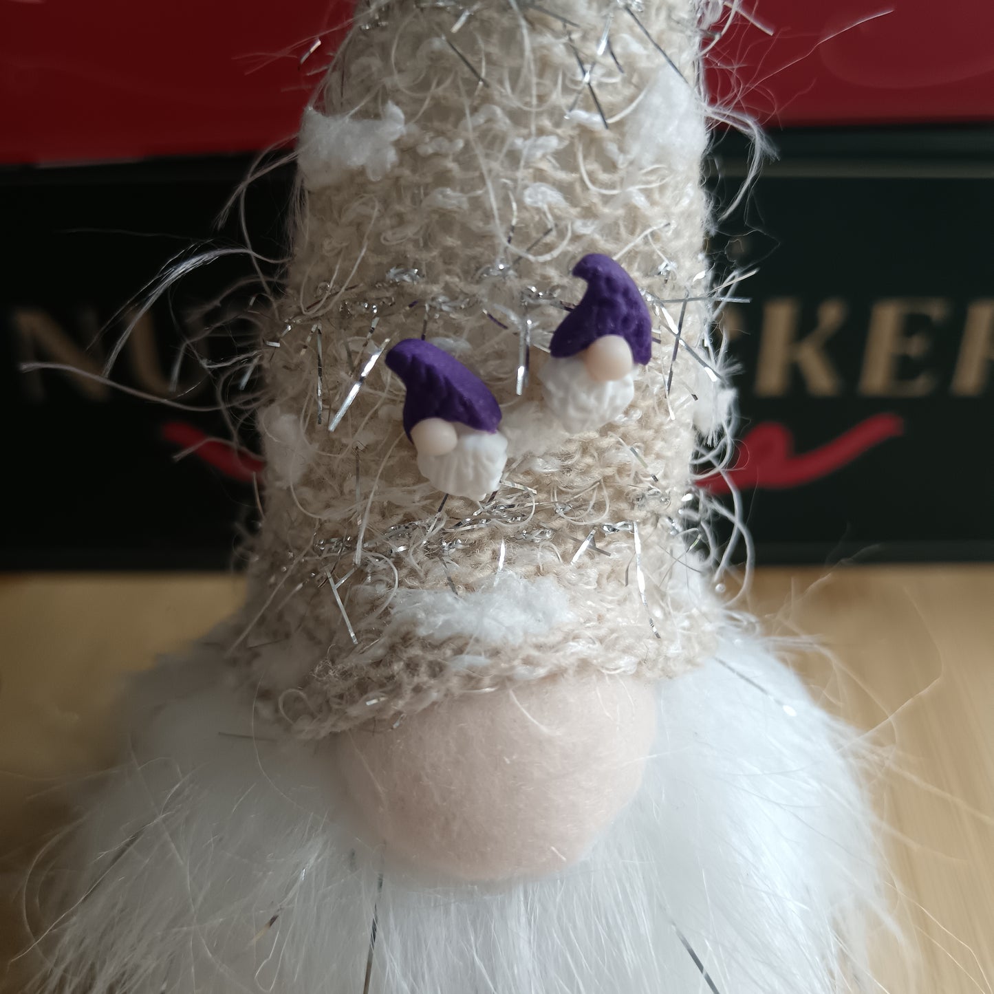 Purple Gonk Stud Earrings