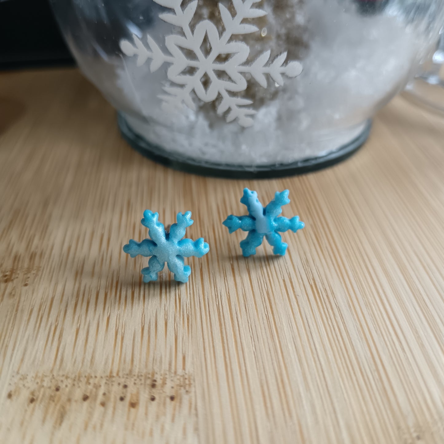 Snowflake Stud Earrings